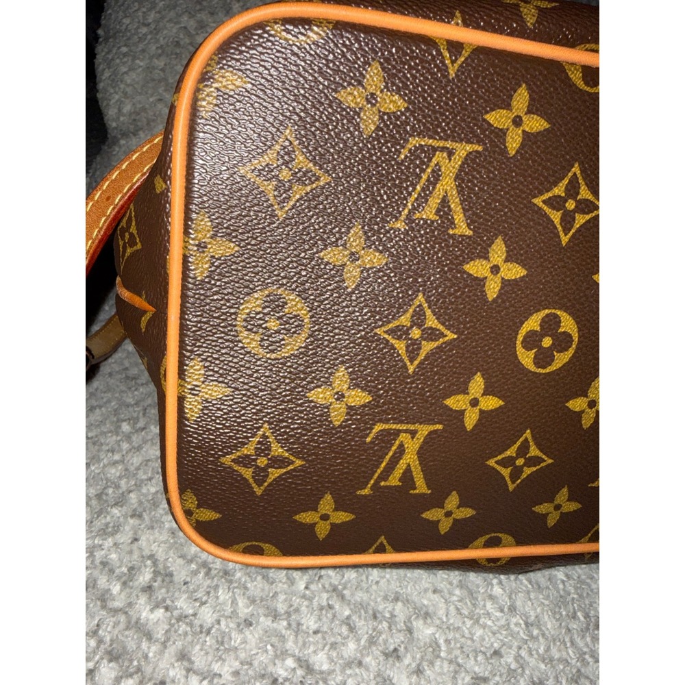 Louis Vuitton Palermo PM Monogram Canvas Handbag Brown Tote M40145 - Picture 9 of 16